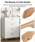 2 Pack Solid Beech Wood Cabinet Pulls With 5 Inch Hole Centers 128mm And 6.29 Inch Overall Length 160mm Bridge Style on dresser