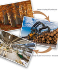 Beech hardwood harvest and factory processing for Beech Wood Drawer Slides Replacement Kit With Center Mount Track 15.7 Inches Undermount Glides.