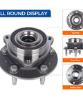 All-round display of Beefed-Up 513442 Wheel Bearing Hub Assembly Fits 2020-2022 Buick Encore GX Front And Rear