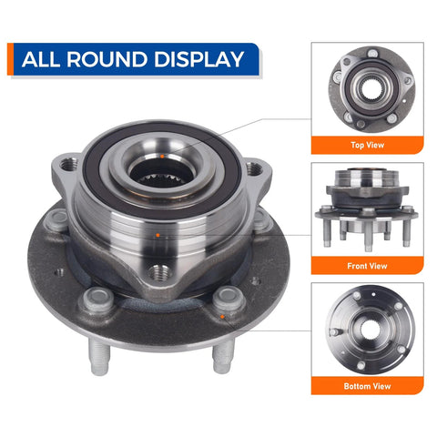 All-round display of Beefed-Up 513442 Wheel Bearing Hub Assembly Fits 2020-2022 Buick Encore GX Front And Rear