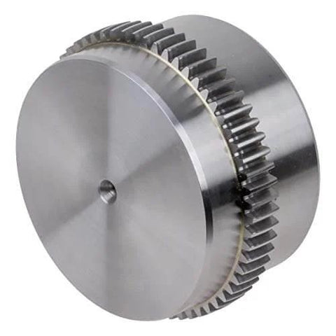 Side view of Beefy 1015G Gear Coupling With Rough Bore Flex Hub For Free Articulation And Wear Reduction Triple Crowned Teeth Rexnord Falk Lifelign 1203217 Durable