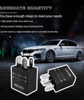 Beefy 4 Pack 4 Pin 12V 30A Heavy Duty Relay Replacement For Automotive And Motor Projects Waterproof Auto Standard Relay