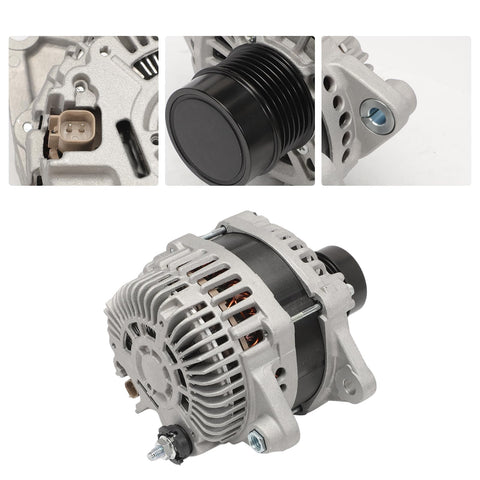 Beefy High-Output Alternator For 2009-2018 Journey 2.4L L4 Four-Cylinder with external regulator and 6S pulley