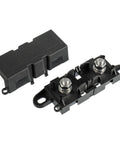 Beefy Mega Fuse Holder For AMG Mega Fuse Pack Of 2, Heavy Duty M8 Bolt Car Fuse Clamp, Rugged And Splashproof, black color