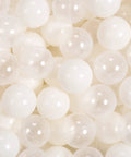 100 Ball Pit Balls Phthalate Free BPA Free Crush Proof Plastic - Beige Colors in Reusable Play Toys for Kids with Storage Bag