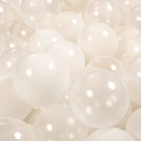 100 Ball Pit Balls Phthalate Free BPA Free Crush Proof Plastic - Beige Colors stacked view