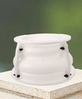 Beige Concrete Planter Mold For DIY Pots And Epic Epoxy Projects large urn planter mold on outdoor stone background