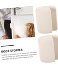 Two Pack Pinch Door Safety Stopper Silencer Set With Finger Protector And Door Guard For Home Use Quiet Noise Reduction