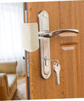 Three Piece Door Silencers No Drill Easy Install Cushions for Noise Reduction on door handle in living room