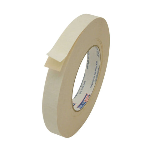Beige Double Sided Flatback Paper Tape 1 Inch By 36 Yard Ideal For Golf Grips Making And Repairs shown in roll form