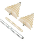 Coil Wire Winding Mold For Single Phase Motors And Home DIY Projects, beige plastic tool, six-layer capacity, with accessories.