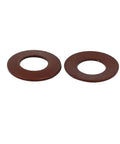 Belleville Washer 20mm Outer Diameter 10.2mm Inner 1.1mm Thick 50 Pcs DIN2093 copper-toned washers, top view.
