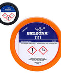 Belzona 1111 Super Metal Epoxy Kit containers, 0.833kg net weight visible for metal repair, solvent-free, corrosion-resistant.