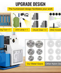 Parts and accessories for Benchtop Metal Lathe 7x14 Inch With Digital Display 550W Variable Speed Up To 2250 RPM, including gears and tools