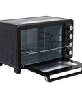 HotCoat PCS-250 Powder Coating System And Benchtop Oven Kit with open oven showing interior rack and controls