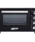 HotCoat PCS-250 Powder Coating System And Benchtop Oven Kit with 120V operation, black benchtop oven front view with controls.