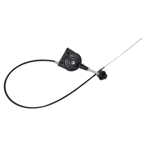 40 Inch Bendable Excavator Throttle Cable Controller Handle For Manual Control With Premium PU Construction And Rustproof Steel Joints