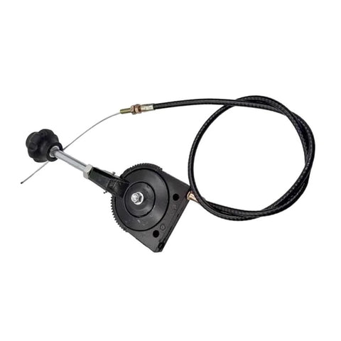 40 Inch Bendable Excavator Throttle Cable Controller Handle For Manual Control With Premium PU Construction And Rustproof Steel Joints
