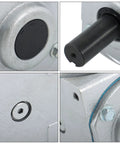 Beefy 40 HP 1800 RPM Right Angle Bevel Gearbox With Keyed Shaft 1 To 1 close-up details of housing and keyway