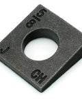 Beveled Square Washers Plain Malleable Iron 3/8 To 1-1/2 Inch, beveled iron washer with hole for fastener stability, single piece