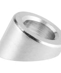 Close-up of a 30 Pcs 316 Stainless Steel 30 Degree Beveled Washer for Cable Railing Kit 3/8in, showcasing its beveled design and durability.