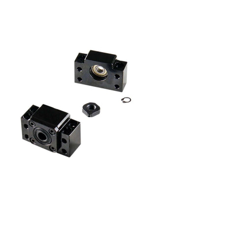 BK12 BF12 supports from HGR20 Linear Rail & Ball Screw Kit with 2pcs 600mm Rails, RM1605 650mm Ballscrew for CNC machines.