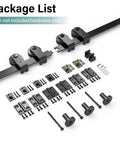 Bifold Barn Door Hardware Kit 48 Inch Track Heavy Duty Sliding System For Up To Four Eleven And A Half Inch Panels With Forty