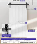 Bifold Barn Door Hardware: 40 inch Bi-fold Sliding Barn Door Hardware Track Kit for 36" Closet Doors with installation guide
