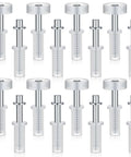 Bifold Closet Door Hardware Kit With 16 Pieces Top Roller Guide Wheels And Top Pivots, Spring Loaded Replacement Parts