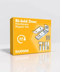 Bifold Door Hardware Repair Kit - 2 Pack Bi-fold Sliding Closet Door Hardware Kit for 7/8" to 1" Track packaging
