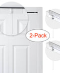 Two Pack Bifold Door Lock Child And Pet Proof Tool Free Install Clear Polycarbonate Fits 1 3 8 Inches Thick Wood Doors