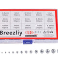 Bike Bearing Balls Kit 690 Piece Set With 15 Metric Sizes From 1mm To 10mm 304 Stainless Steel Precision Balls Kit in labeled case