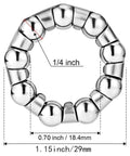 Bike Ball Crank Bearing Retainer One Quarter Inch With Nine Balls Four Pieces Bottom Bracket Bearings for kids bikes diagram