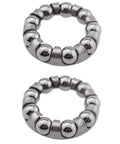 Two Pack 1/4 Inch Ball Bearings For Bike Cranksets 304 Stainless Steel Rust Resistant 29mm Outer Diameter 18.2mm Inner Diameter