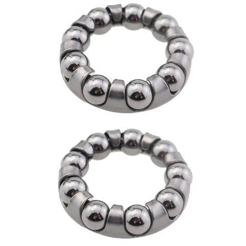 Two Pack 1/4 Inch Ball Bearings For Bike Cranksets 304 Stainless Steel Rust Resistant 29mm Outer Diameter 18.2mm Inner Diameter