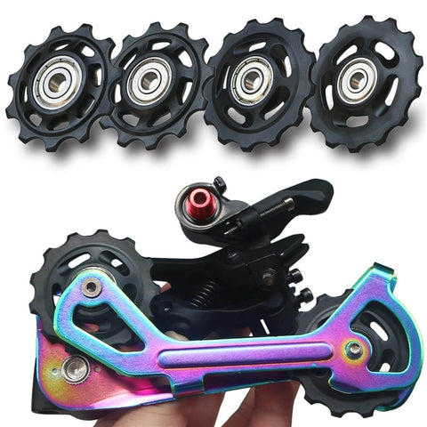 Pulley Road Bike Jockey Rear Derailleur Pulley Roller for Repair Kit Bearing Mountain Bike Rear Idler 11T-2PCS displayed