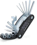 16-In-1 Bike Multitool For Quick Fixes, Portable Bicycle Repair Kit With Hex Keys, Screwdrivers, Socket Wrenches, Spoke Wrench And Solid Wrench For Mountain And Road Bikes