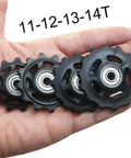Pulley Road Bike Jockey Rear Derailleur Pulley Roller for Repair Kit Bearing Mountain Bike Rear Idler ( Color : 11T-2PCS )