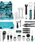 Go To 40 Piece Bike Repair Kit With Storage Case For Mountain And Road Bikes Includes Chain Tool Tire Levers Brake Pedal Tools