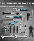 Go To 40 Piece Bike Repair Kit With Storage Case For Mountain And Road Bikes Includes Chain Tool Tire Levers Brake Pedal Tools And More