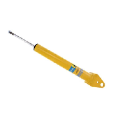 Bilstein Model 24 225427 Nitrogen Infused 46mm Monotube Shock Absorber With Floating Piston in yellow steel, front view