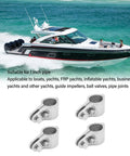 Focket Bimini top jaw slides, 4-pack, 316 stainless steel marine hardware for 1-inch round tubing
