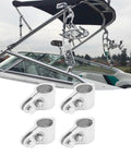 Four-pack bimini top jaw slides, 316 stainless steel, for 1-inch boat tubing