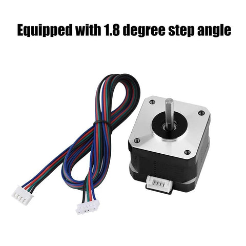 42BYGH34 Bipolar Stepper Motor 1.8 Degree 12V 1.3A 0.30Nm with cables for 3D Printers