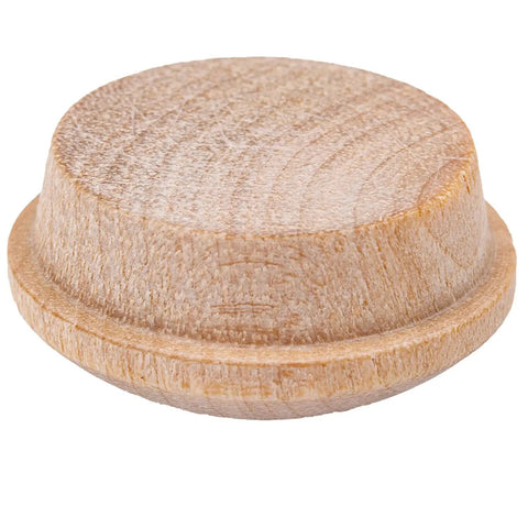 Birch Wood Mushroom Head Screw Hole Plugs Three Quarter Inch Diameter Pack Of 50 End Grain Round Button Plugs