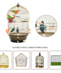 30 Piece Trigger Snap Hooks Set With 360 Degree Swivel Lobster Clasps Heavy Duty Zinc Alloy Clips attached to bird cages