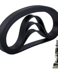 Restore strong suction and peak cleaning with this four pack of replacement vacuum belts, compatible with select Bissell models, shown folded.