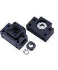 BK15 BF15 Bearing End Blocks, for Ballscrew 20mm Linear Motion CNC Ball Screw SFU2004 SFU2005 SFU2010, with Angular Contact Bearing