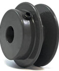 BK20 1/2" inch ID Solid Pulley - 2" OD for V-belts cast iron size 4L, 5L - Buy Bearings online - Fast US Shipping