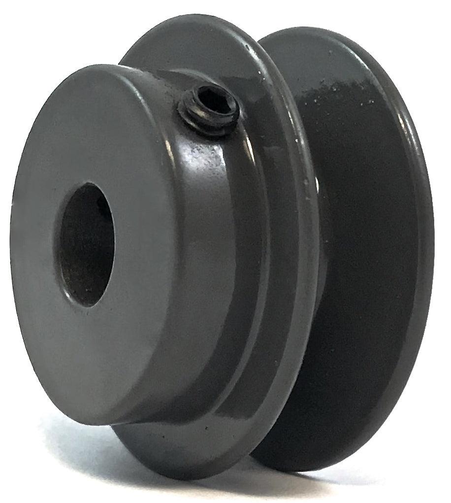 BK40 1 2 Inch Bore Solid Pulley with 4 OD for V belts cast iron size 5L VXB Ball Bearings